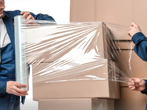 Heavy-duty handrekfolie ter verbetering van industriële logistieke verpakkingen
