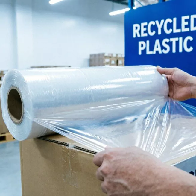 Gerecycleerde plastic rekfolie